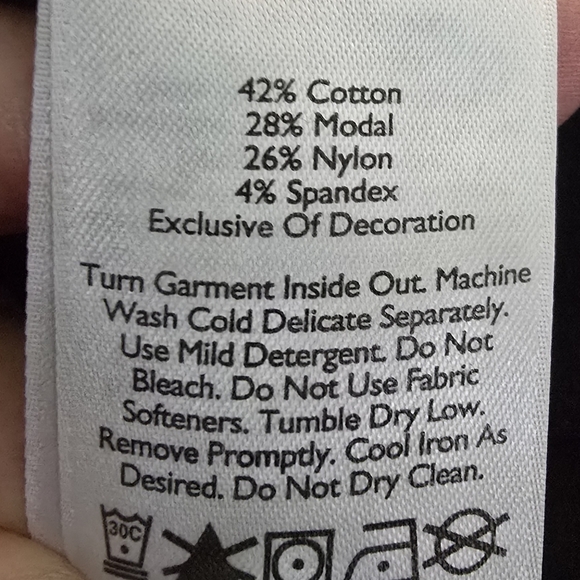 Eddie Bauer Women's Black Ponte Knit Stretchy Straight Leg Pants Size 12 Office - Picture 9 of 9